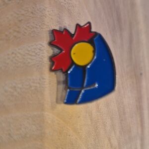 World Youth Day Lapel Pin In Yellow Red And Blue